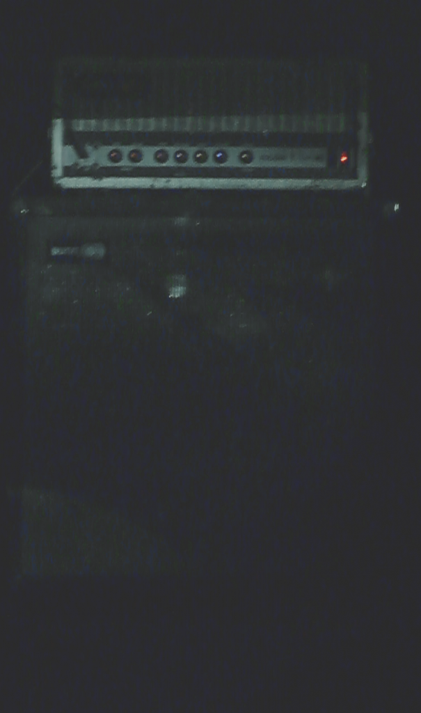One of Stephen O'Malley's Sunn amps at Nuit d'Hiver 2013