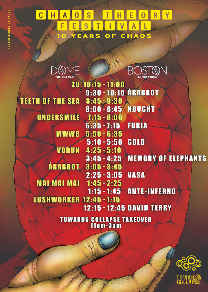 Ten Years Of Chaos stage times